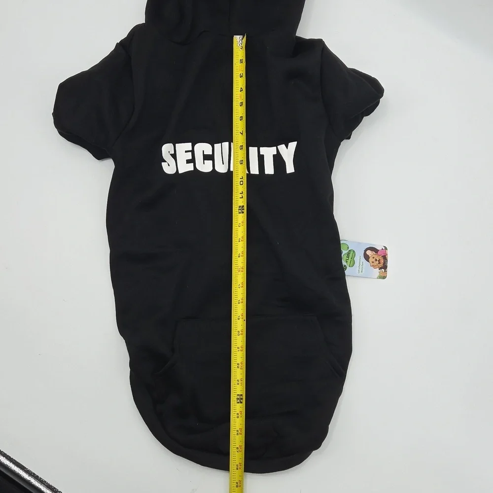 Security Black Dog Hoodie NWT